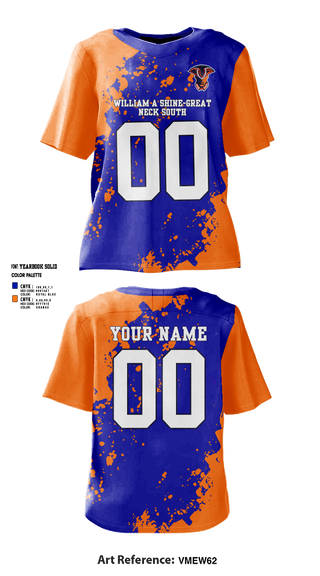 Womens Lacrosse Jersey, William A Shine-Great Neck South High School Lacrosse, Women's Lacrosse, Teamtime, Team time, sublimation, custom sports apparel, team uniforms, spirit wear, spiritwear, sports uniforms, custom shirts, team store, custom team store, fundraiser sports, apparel fundraiser