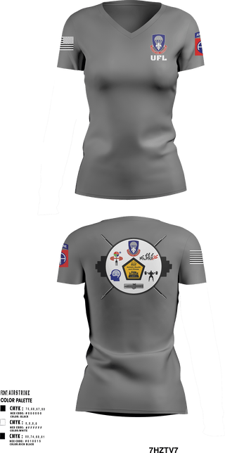 Womens Short Sleeve Vneck Shirt, 82nd ADSB H2F, Army, Teamtime, Team time, sublimation, custom sports apparel, team uniforms, spirit wear, spiritwear, sports uniforms, custom shirts, team store, custom team store, fundraiser sports, apparel fundraiser