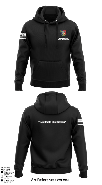 U.S. Army Health Clinic - Baumholder 42265508 Hoodie - 120