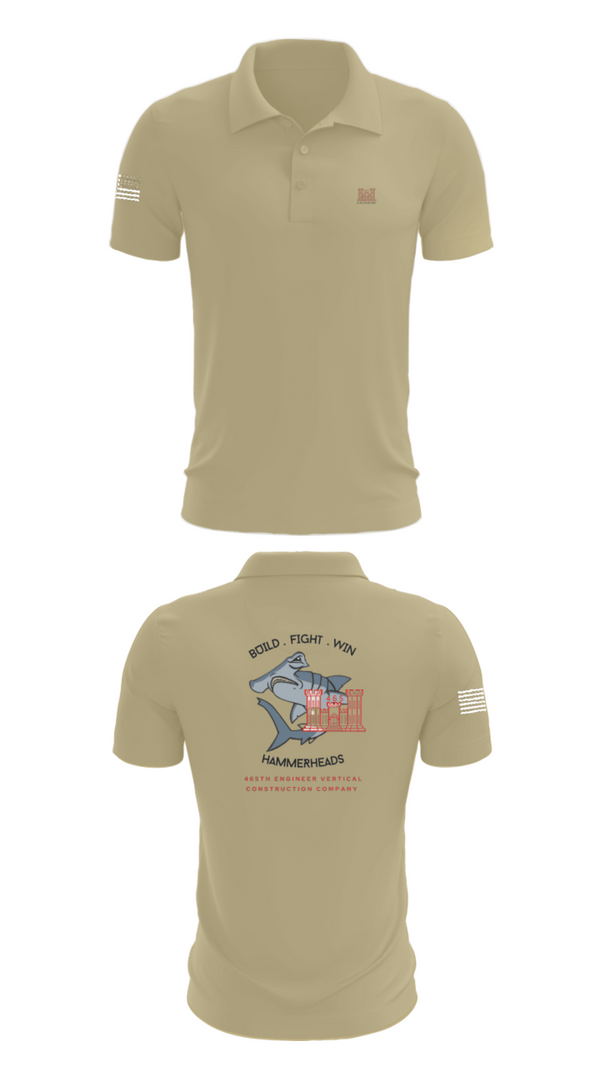 Short Sleeve Performance Polo, 465 EVCC, Army, Teamtime, Team time, sublimation, custom sports apparel, team uniforms, spirit wear, spiritwear, sports uniforms, custom shirts, team store, custom team store, fundraiser sports, apparel fundraiser