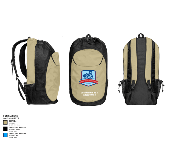 Gear Bag, Gibson County High School Soccer, Women's Soccer, Teamtime, Team time, sublimation, custom sports apparel, team uniforms, spirit wear, spiritwear, sports uniforms, custom shirts, team store, custom team store, fundraiser sports, apparel fundraiser