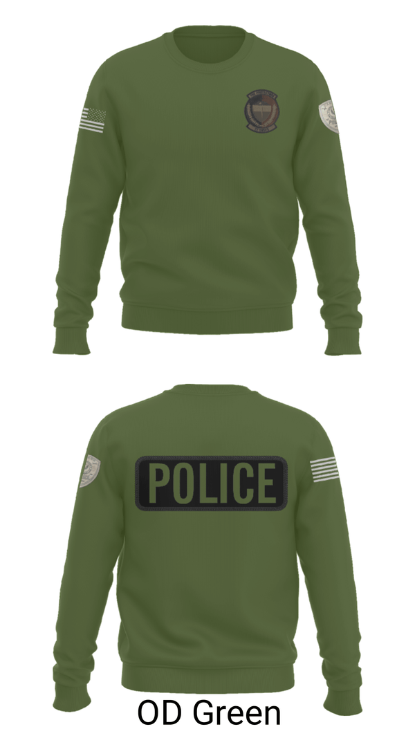 Crew Neck Sweatshirt, 27 SOSFS, Air Force, Teamtime, Team time, sublimation, custom sports apparel, team uniforms, spirit wear, spiritwear, sports uniforms, custom shirts, team store, custom team store, fundraiser sports, apparel fundraiser