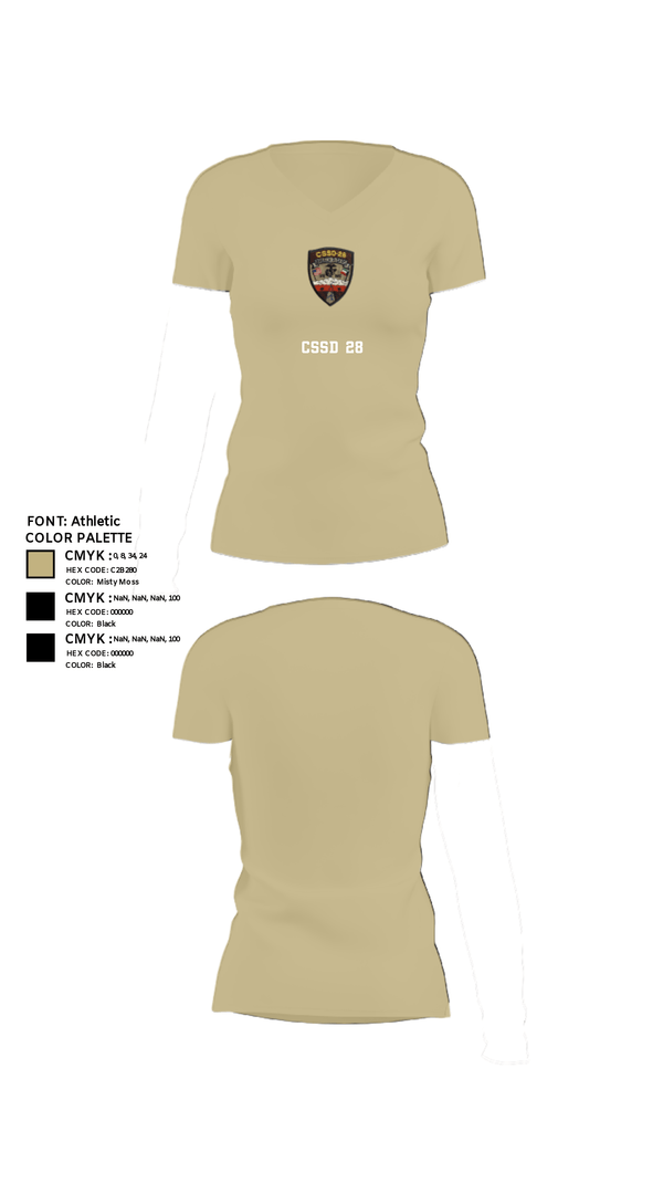 Women's Short Sleeve Vneck Shirt, CSSD 28, Marines, Teamtime, Team time, sublimation, custom sports apparel, team uniforms, spirit wear, spiritwear, sports uniforms, custom shirts, team store, custom team store, fundraiser sports, apparel fundraiser