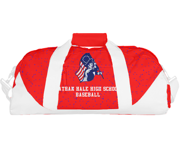 Duffle Bag, Nathan Hale High School Baseball, Baseball, Teamtime, Team time, sublimation, custom sports apparel, team uniforms, spirit wear, spiritwear, sports uniforms, custom shirts, team store, custom team store, fundraiser sports, apparel fundraiser