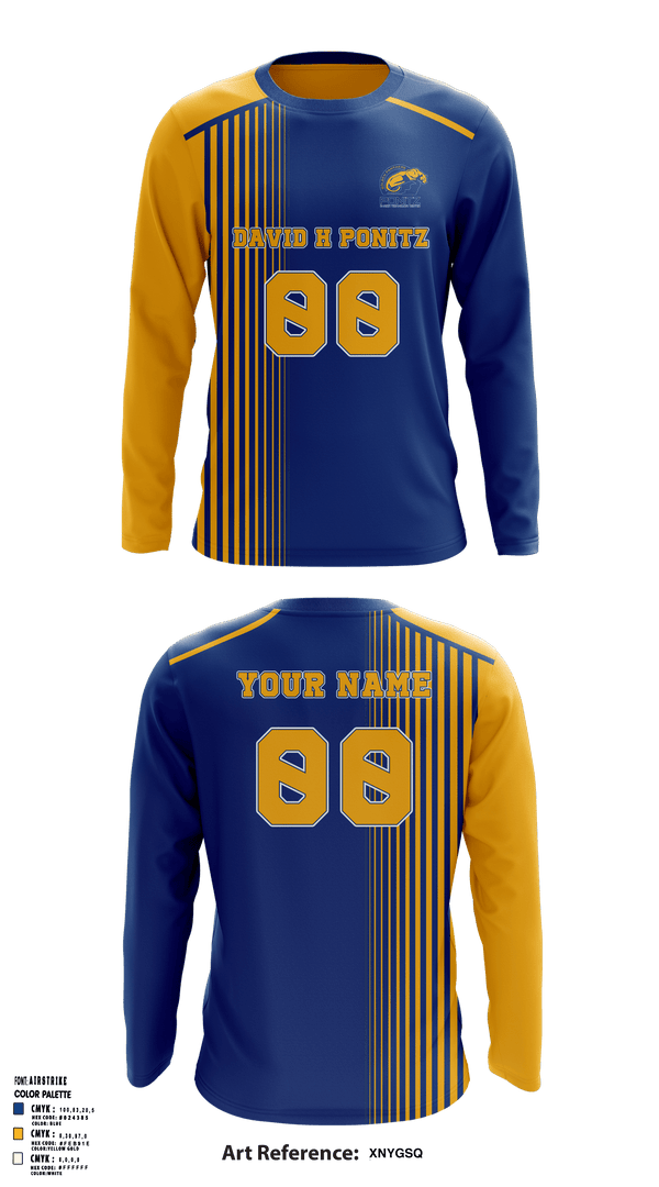 Long Sleeve Performance Shirt, David H Ponitz Career Technology Center Volleyball, Men's Volleyball, Teamtime, Team time, sublimation, custom sports apparel, team uniforms, spirit wear, spiritwear, sports uniforms, custom shirts, team store, custom team store, fundraiser sports, apparel fundraiser