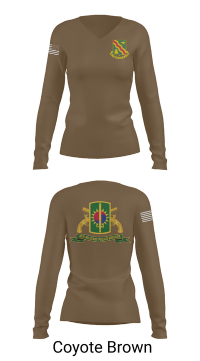 728th MP 18984654 Women's Long Sleeve V-neck Shirt - 17