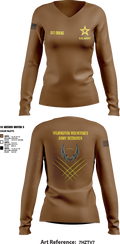 Wilmington Army Recruiting Station 61290621 Women's Long Sleeve V-neck Shirt - 1