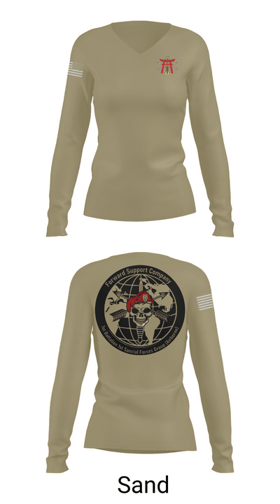 FSC 1-1SFG 4973174 Women's Long Sleeve V-neck Shirt -1 97