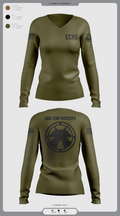 undefined Women's Long Sleeve V-neck Shirt - 7