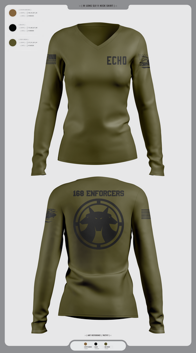 undefined Women's Long Sleeve V-neck Shirt - 7