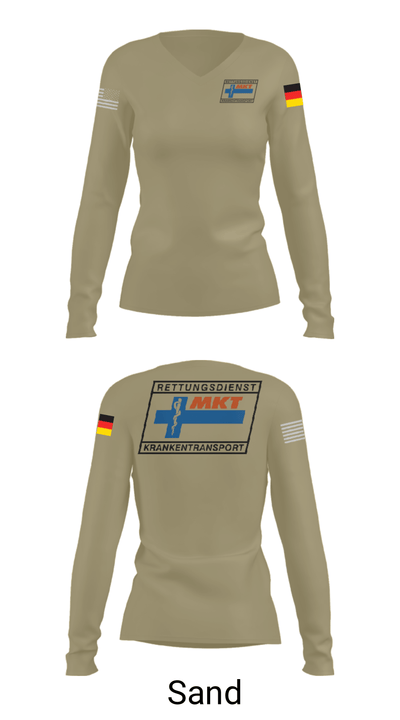 MKT Ingolstadt 59299267 Women's Long Sleeve V-neck Shirt - 97