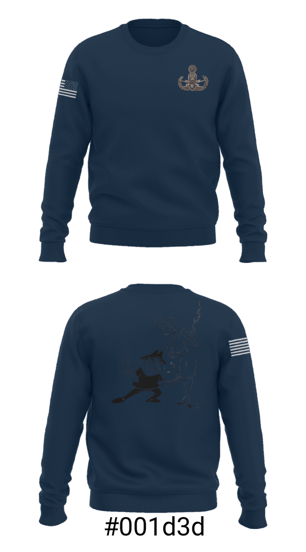Crew Neck Sweatshirt, 18th EOD Det, Army, Teamtime, Team time, sublimation, custom sports apparel, team uniforms, spirit wear, spiritwear, sports uniforms, custom shirts, team store, custom team store, fundraiser sports, apparel fundraiser