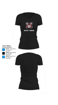 Mount vernon 38553705 Women's Short Sleeve V-neck Shirt - 37