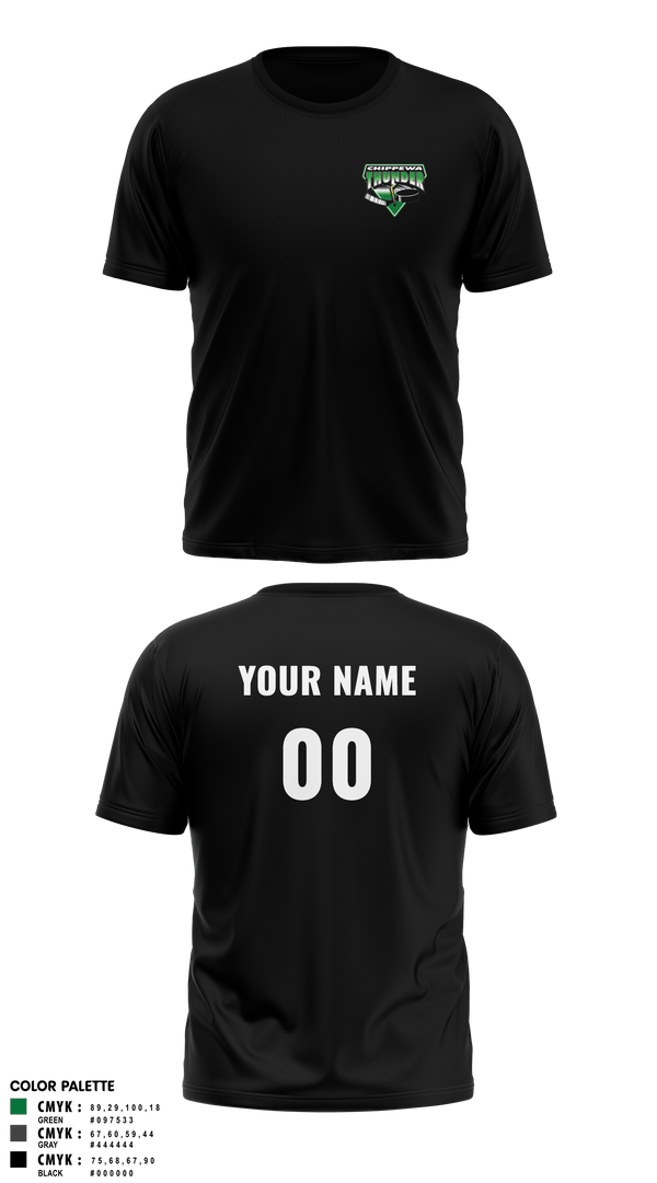 Short Sleeve Performance Shirt, Chippewa Youth Hockey, Spirit Store, Teamtime, Team time, sublimation, custom sports apparel, team uniforms, spirit wear, spiritwear, sports uniforms, custom shirts, team store, custom team store, fundraiser sports, apparel fundraiser