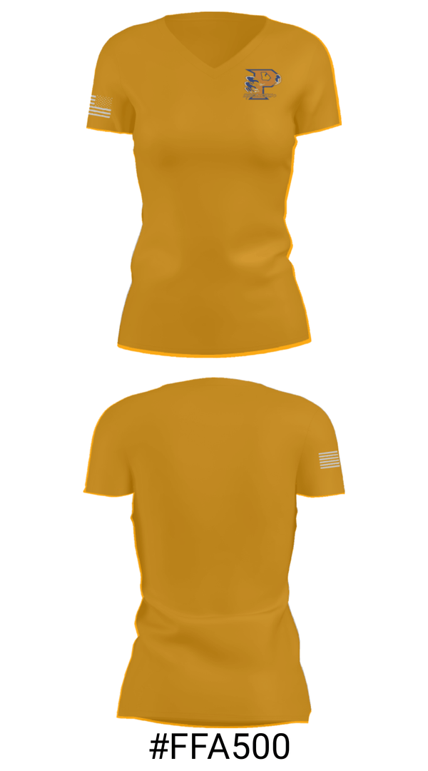 Women's Short Sleeve Vneck Shirt, Parkview High School Football, Football, Teamtime, Team time, sublimation, custom sports apparel, team uniforms, spirit wear, spiritwear, sports uniforms, custom shirts, team store, custom team store, fundraiser sports, apparel fundraiser