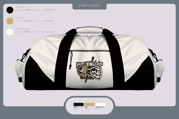 Duffle Bag, San Jose Hitsquad, , Teamtime, Team time, sublimation, custom sports apparel, team uniforms, spirit wear, spiritwear, sports uniforms, custom shirts, team store, custom team store, fundraiser sports, apparel fundraiser
