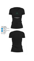 Mid-Pacific Institute High School Soccer 36564265 Women's Short Sleeve V-neck Shirt - 37