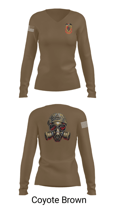 AIMC-E 64414659 Women's Long Sleeve V-neck Shirt - 15