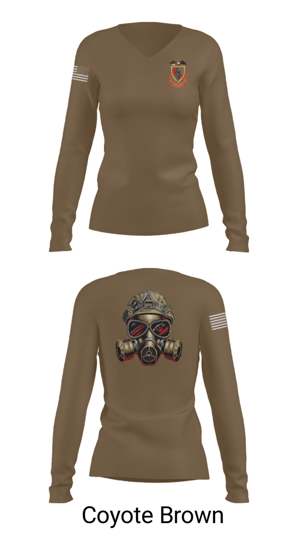 Women's Long Sleeve Vneck Shirt, AIMC-E, , Teamtime, Team time, sublimation, custom sports apparel, team uniforms, spirit wear, spiritwear, sports uniforms, custom shirts, team store, custom team store, fundraiser sports, apparel fundraiser