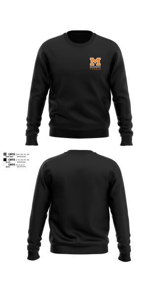 Crew Neck Sweatshirt, Girls Tennis McDonogh School, Tennis, Teamtime, Team time, sublimation, custom sports apparel, team uniforms, spirit wear, spiritwear, sports uniforms, custom shirts, team store, custom team store, fundraiser sports, apparel fundraiser