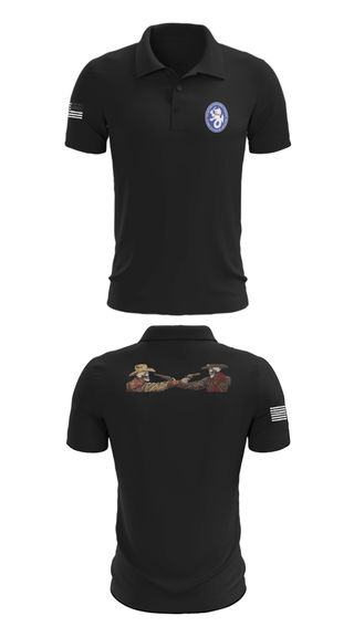 Short Sleeve Performance Polo, 1-194 C Co, National Guard, Teamtime, Team time, sublimation, custom sports apparel, team uniforms, spirit wear, spiritwear, sports uniforms, custom shirts, team store, custom team store, fundraiser sports, apparel fundraiser
