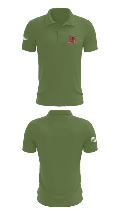 Moore Catholic High School Soccer 26340317 Short Sleeve Performance Polo - 15