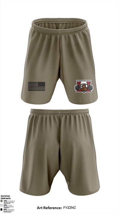 3rd brigade engineer battalion 43477984 Athletic Shorts With Pockets - 1