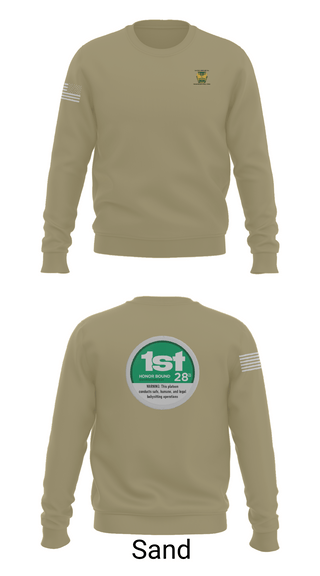 Crew Neck Sweatshirt, 28th MP Company, National Guard, Teamtime, Team time, sublimation, custom sports apparel, team uniforms, spirit wear, spiritwear, sports uniforms, custom shirts, team store, custom team store, fundraiser sports, apparel fundraiser