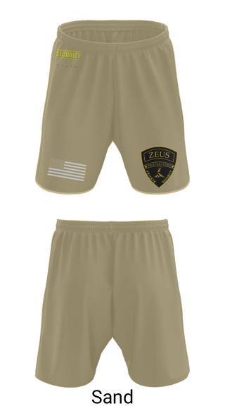 Athletic Shorts With Pockets, Zeus Protections, Police, Teamtime, Team time, sublimation, custom sports apparel, team uniforms, spirit wear, spiritwear, sports uniforms, custom shirts, team store, custom team store, fundraiser sports, apparel fundraiser