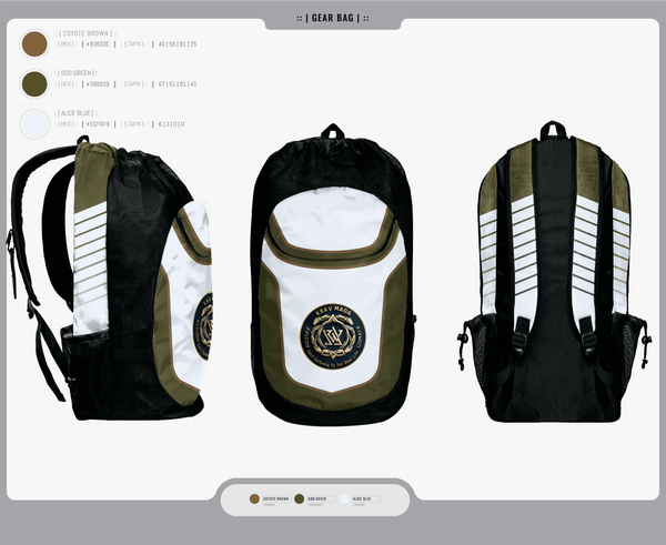 Gear Bag, FieldKrav Maga, Softball, Teamtime, Team time, sublimation, custom sports apparel, team uniforms, spirit wear, spiritwear, sports uniforms, custom shirts, team store, custom team store, fundraiser sports, apparel fundraiser
