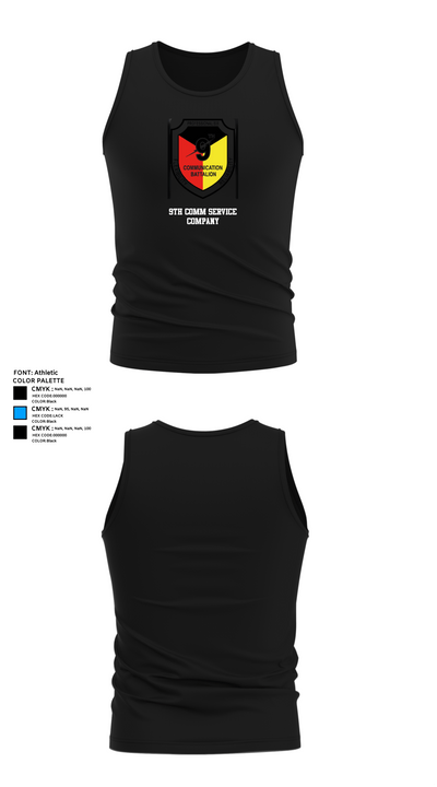 9th Comm Service company 88104614 Tank Top - 39