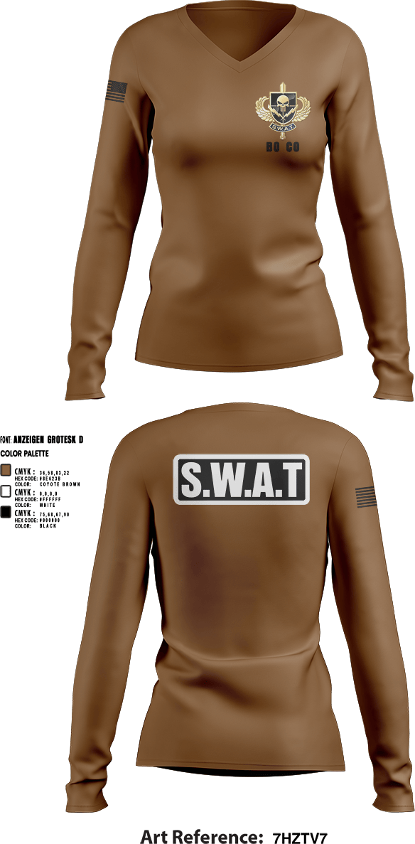 Womens Long Sleeve Vneck Shirt, Delta 4, Police, Teamtime, Team time, sublimation, custom sports apparel, team uniforms, spirit wear, spiritwear, sports uniforms, custom shirts, team store, custom team store, fundraiser sports, apparel fundraiser