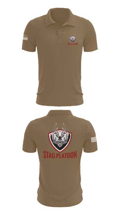 Eagle troop 2/2 62182830 Short Sleeve Performance Polo - 7