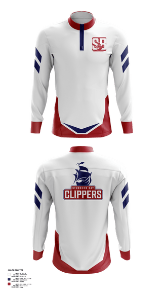 Quarter Zip Jacket, Sturgeon Bay High School Band, Spirit Store, Teamtime, Team time, sublimation, custom sports apparel, team uniforms, spirit wear, spiritwear, sports uniforms, custom shirts, team store, custom team store, fundraiser sports, apparel fundraiser