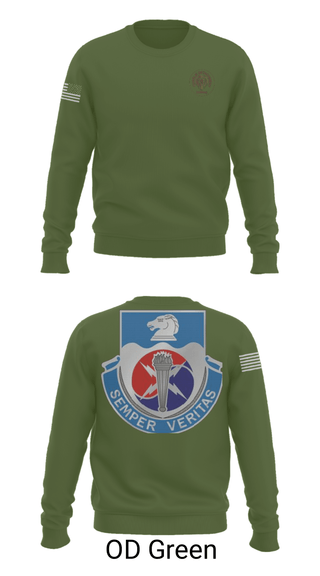 Crew Neck Sweatshirt, 312TH MI BN, CHARLIE DETACHMENT, Army, Teamtime, Team time, sublimation, custom sports apparel, team uniforms, spirit wear, spiritwear, sports uniforms, custom shirts, team store, custom team store, fundraiser sports, apparel fundraiser