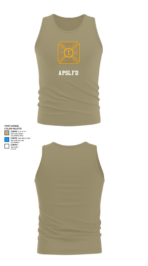 Tank Top, APSLFD, Fire Department, Teamtime, Team time, sublimation, custom sports apparel, team uniforms, spirit wear, spiritwear, sports uniforms, custom shirts, team store, custom team store, fundraiser sports, apparel fundraiser