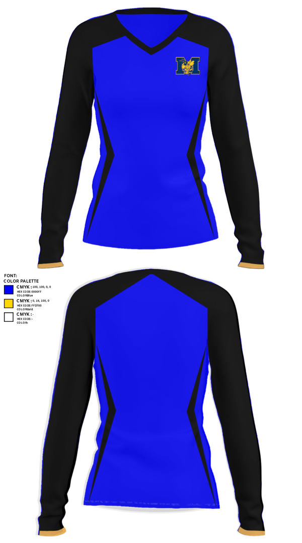 Women's Long Sleeve Vneck Shirt, Moorefield High School Softball, Softball, Teamtime, Team time, sublimation, custom sports apparel, team uniforms, spirit wear, spiritwear, sports uniforms, custom shirts, team store, custom team store, fundraiser sports, apparel fundraiser