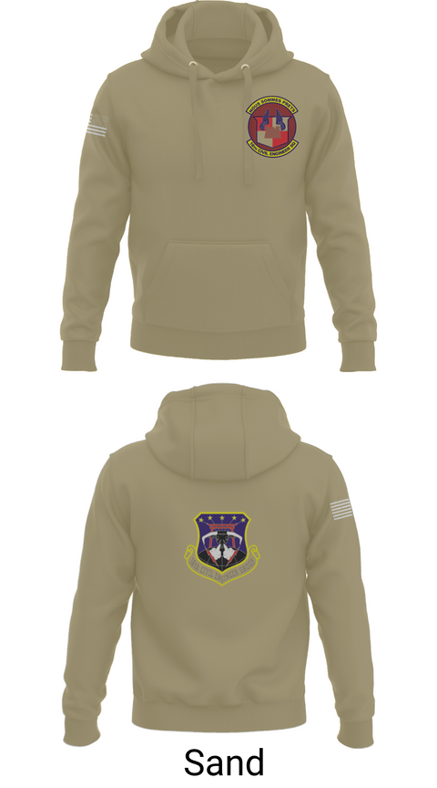 Hoodie, 18th Civil Engineer Sq, Air Force, Teamtime, Team time, sublimation, custom sports apparel, team uniforms, spirit wear, spiritwear, sports uniforms, custom shirts, team store, custom team store, fundraiser sports, apparel fundraiser