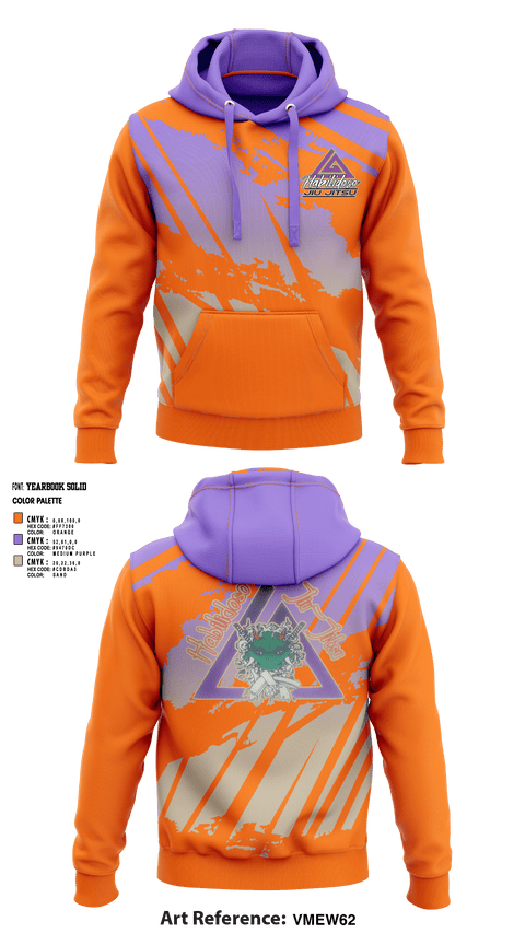 Hoodie, Habilidoso Jiu-jitsu, Wrestling, Teamtime, Team time, sublimation, custom sports apparel, team uniforms, spirit wear, spiritwear, sports uniforms, custom shirts, team store, custom team store, fundraiser sports, apparel fundraiser