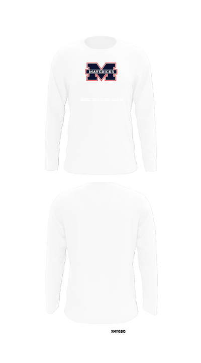Manvel High School Soccer 16007688 Long Sleeve Performance Shirt - 8