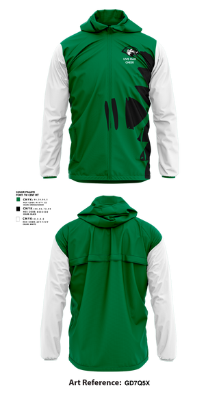 Windbreaker, Live Oak Classical School Cheer, Cheer, Teamtime, Team time, sublimation, custom sports apparel, team uniforms, spirit wear, spiritwear, sports uniforms, custom shirts, team store, custom team store, fundraiser sports, apparel fundraiser