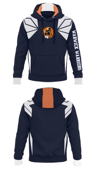 Hoodie, Warwick Warriors, Track & Field, Teamtime, Team time, sublimation, custom sports apparel, team uniforms, spirit wear, spiritwear, sports uniforms, custom shirts, team store, custom team store, fundraiser sports, apparel fundraiser