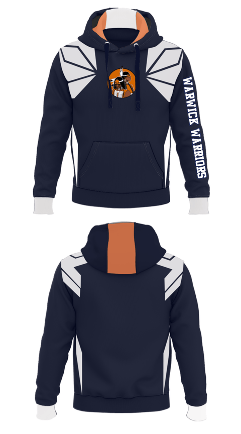 Hoodie, Warwick Warriors, Track & Field, Teamtime, Team time, sublimation, custom sports apparel, team uniforms, spirit wear, spiritwear, sports uniforms, custom shirts, team store, custom team store, fundraiser sports, apparel fundraiser