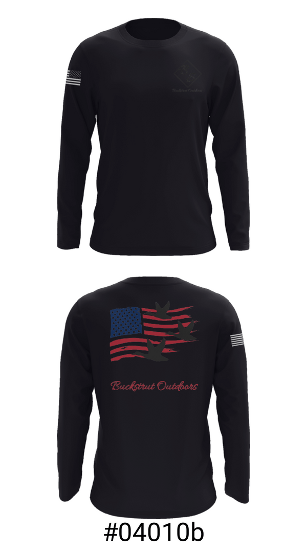 Long Sleeve Performance Shirt, Buckstrut OutdoorsBuckstrut Outdoors, , Teamtime, Team time, sublimation, custom sports apparel, team uniforms, spirit wear, spiritwear, sports uniforms, custom shirts, team store, custom team store, fundraiser sports, apparel fundraiser