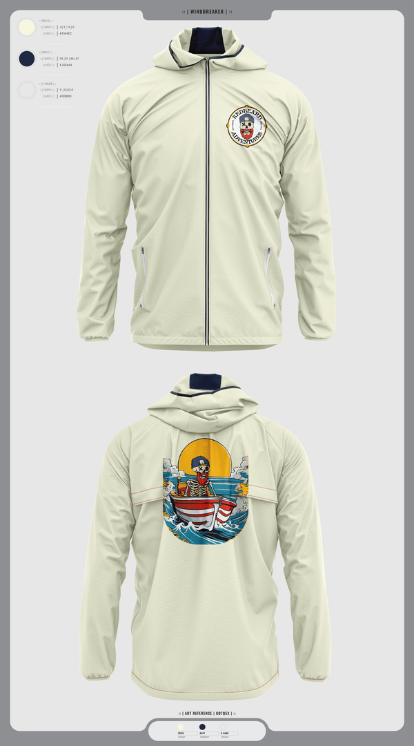 Windbreaker, Red beard Adventures, , Teamtime, Team time, sublimation, custom sports apparel, team uniforms, spirit wear, spiritwear, sports uniforms, custom shirts, team store, custom team store, fundraiser sports, apparel fundraiser
