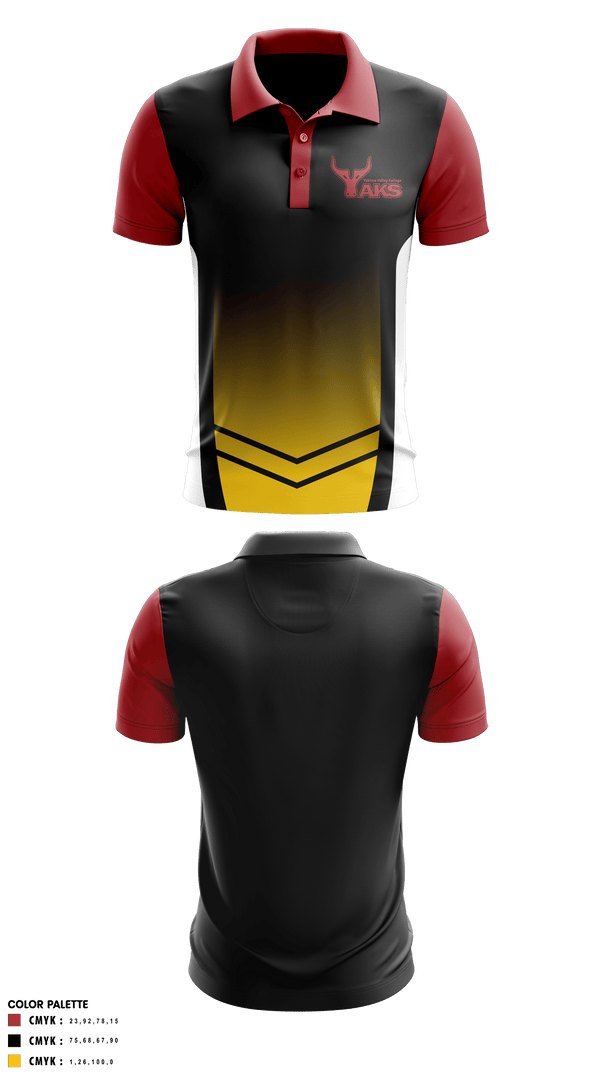 Short Sleeve Performance Polo, Yakima Valley College Volleyball, Women's Volleyball, Teamtime, Team time, sublimation, custom sports apparel, team uniforms, spirit wear, spiritwear, sports uniforms, custom shirts, team store, custom team store, fundraiser sports, apparel fundraiser