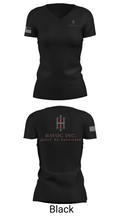 HAVOC INC 6408447 Women's Short Sleeve V-neck Shirt - 38