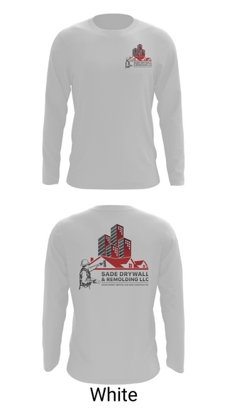 Long Sleeve Performance Shirt, Sadedrywall & remolding llc, , Teamtime, Team time, sublimation, custom sports apparel, team uniforms, spirit wear, spiritwear, sports uniforms, custom shirts, team store, custom team store, fundraiser sports, apparel fundraiser