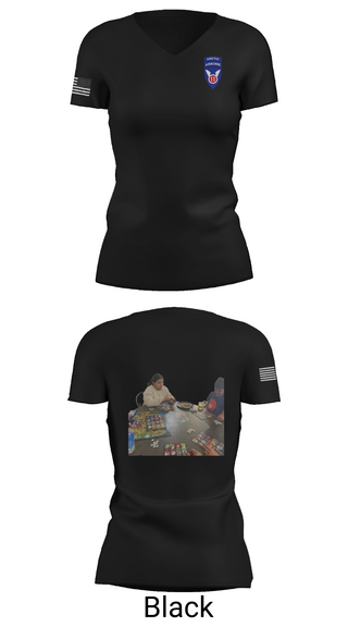 Womens Short Sleeve Vneck Shirt, 11th ABN DIV WO, , Teamtime, Team time, sublimation, custom sports apparel, team uniforms, spirit wear, spiritwear, sports uniforms, custom shirts, team store, custom team store, fundraiser sports, apparel fundraiser