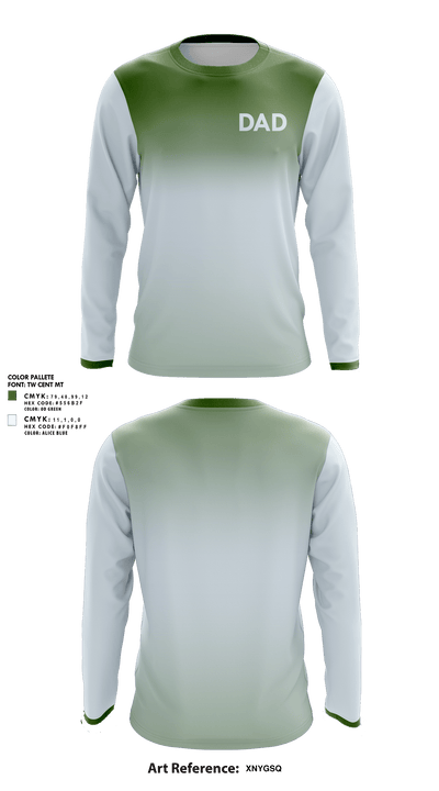 dad 9357014 Long Sleeve Performance Shirt 1